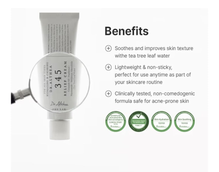 345 Relief Korean Cream