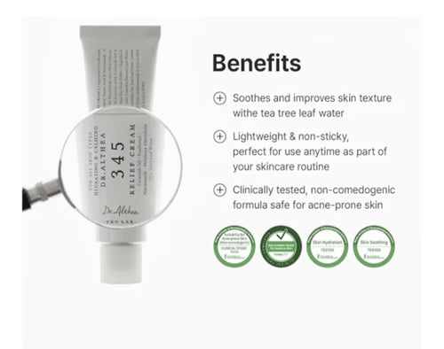 345 Relief Korean Cream
