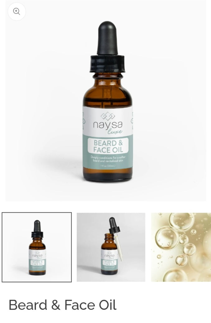 Men's Beard & Face Oil